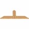 Ekena Millwork Portland Timber Gable Bracket, Western Red Cedar, 48"W x 20"H x 1 1/2"D x 5 1/2"F, 10/12 Pitch GBW048X20X0206POR00SWR - alternate 3